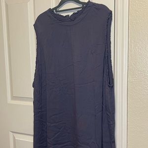 Torrid High Neck Ruffle Tunic Tank